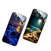Светящийся пляжный светодиодный чехол-накладка для телефона iPhone 16 15 13 14 Pro Max