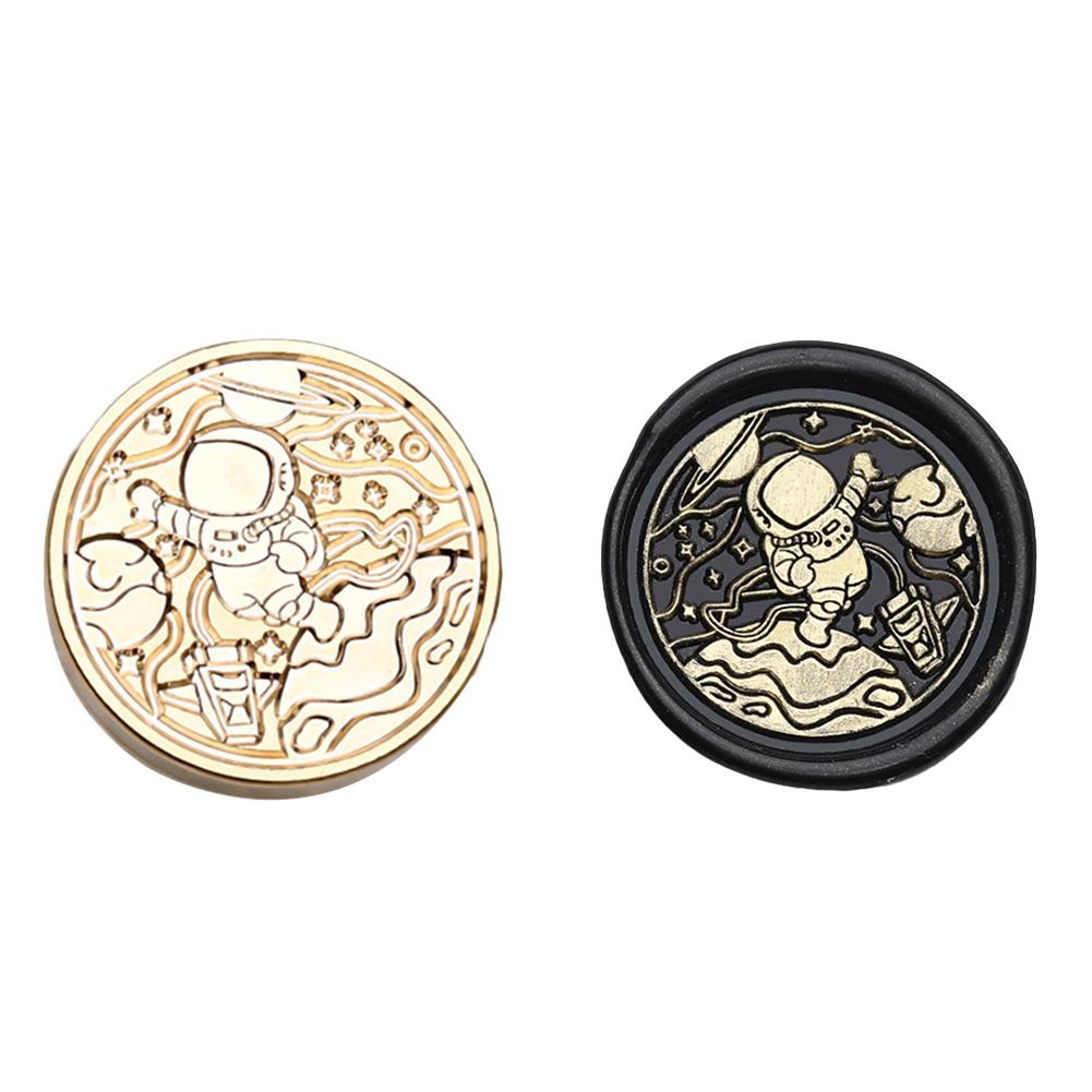 Серия AU Astronaut, медная головка, классическая винтажная эмалированная медная головка для свадьбы C