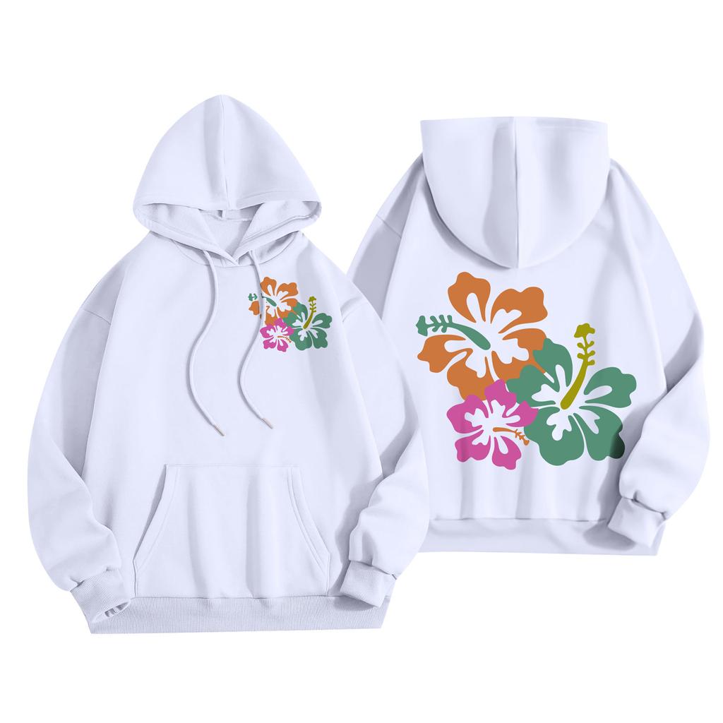 Женская мода, женский легкий пуловер с длинными рукавами и карманами, толстовка с капюшоном в стиле консервативного стиля