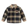 Dave & Bella Boys' Fleece-Lined Plaid Winter Shirt