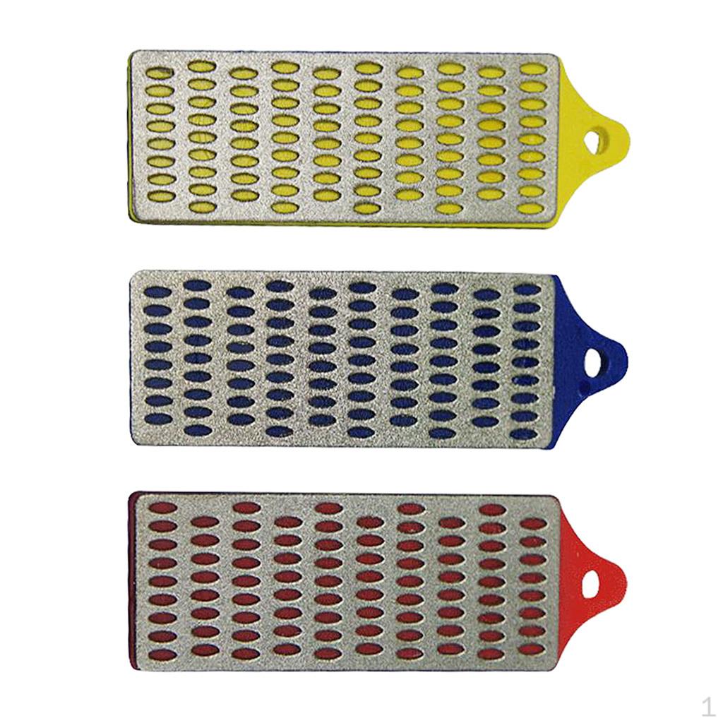 3pcs Diamond Sharpening Honing Whetstone Stone Chisel Sharpener Hand Tools