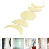 Boho Wall Hanging Moon Mirror Wall Decor Acrylic Moon Phase Mirror Wall Art Decorative for Bedroom Living Room Aesthetic Home Bohemian Decor