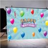 С Днем Рождения Фон Ткань Баннер Фото Реквизит Вечеринка Домашний Декор Стены