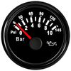 Cars 52mm Oil Pressure Gauges 0-10Bar 0-145Psi Devices Mechanical Oil Pressure Sensors M10x1 NPT1/8 Senders 0.5 / 0.8Bar Warning