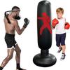 Свободностоящий боксерский мешок для тренировок по боксу, тхэквондо и саньда - Подходит для взрослых и детей