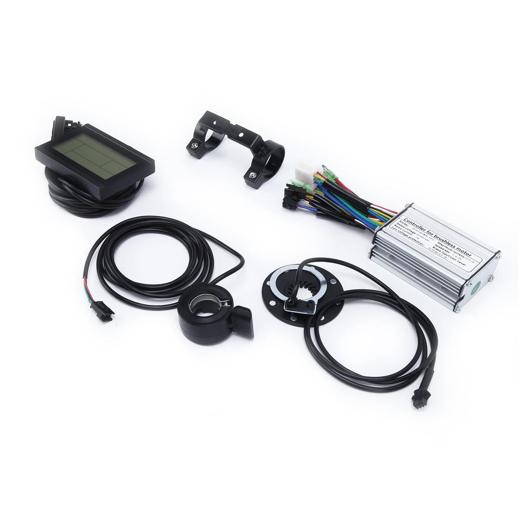 36V 48V 250W Electric Motor Brushless 7A Controller Kit with KTLCD3 Display Panel Sensor Throttle for Electric Bike