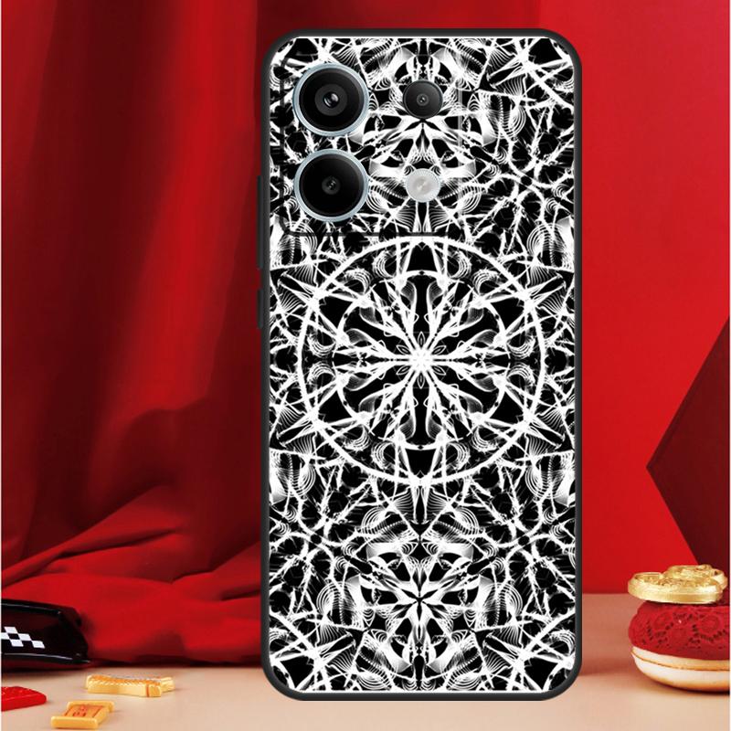 Чехол с узором Мандала для Xiaomi Redmi Note 14 12 11 10 13 15 Pro Plus Redmi 15 13 10C 12C 13C 14C 15C Funda