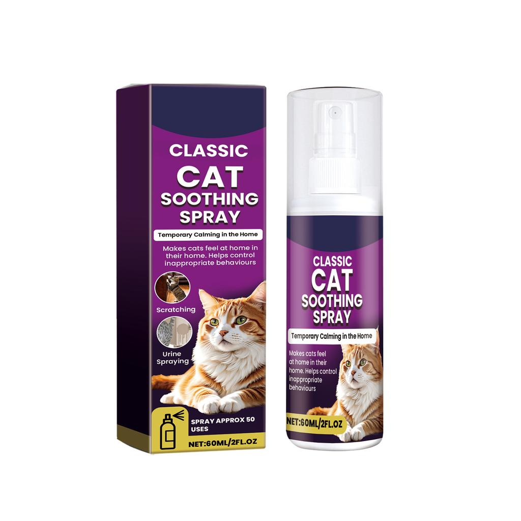 60ml Cat Soothing Spray To Prevent Scratching And Disorderly Urination Mild Ingredients