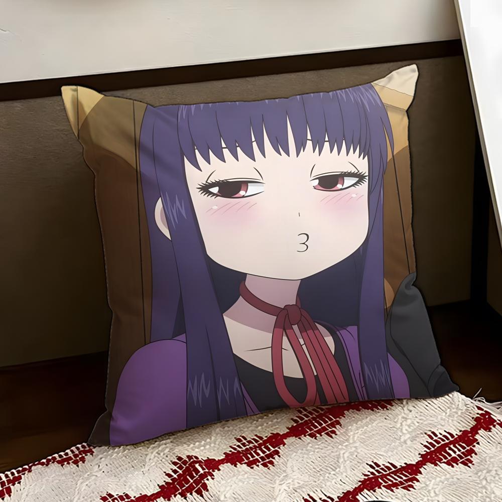 Cute HHi SScore Girl Cushion Cover Reversible Soft Durable Pillow Cover Home  Car MultiScene Use for Daily Comfort