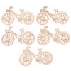 5Pcs 1:12 Dollhouse Miniature Christmas Bike Ornament Bicycle Model Home Decor Toy Doll House Accessories