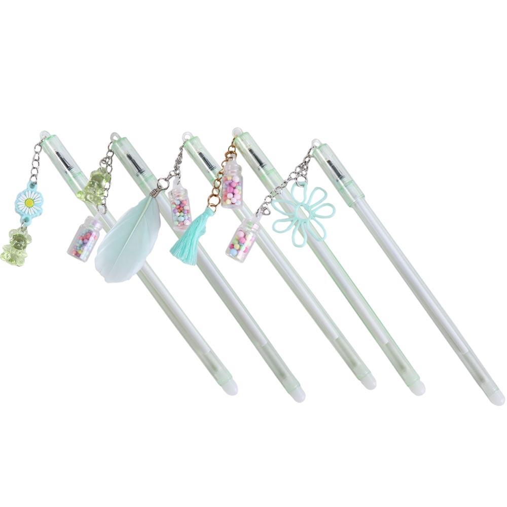 Creative Sweet School Stationery for Girl Student Signature Pen Erasable Pen Pendant Pen Gel Pen