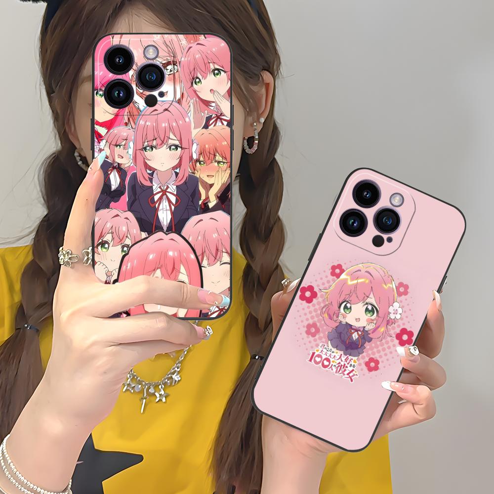 Матовая крышка для мобильного телефона с Хакари Ханазоно из аниме для iPhone 17 16 15 14 13 12 11 X XR XS 8 7 Air Pro Max Plus Mini Цветная крышка