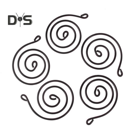 6 шт. держатель для воздушных растений металлический подвесной контейнер для тилландсии регулируемый вихревой держатель для воздушных растений для домашнего офиса балкона садовый декор