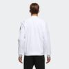 Adidas Дышащая прочная куртка с воротником-стойкой, мужские куртки белого цвета DV3311