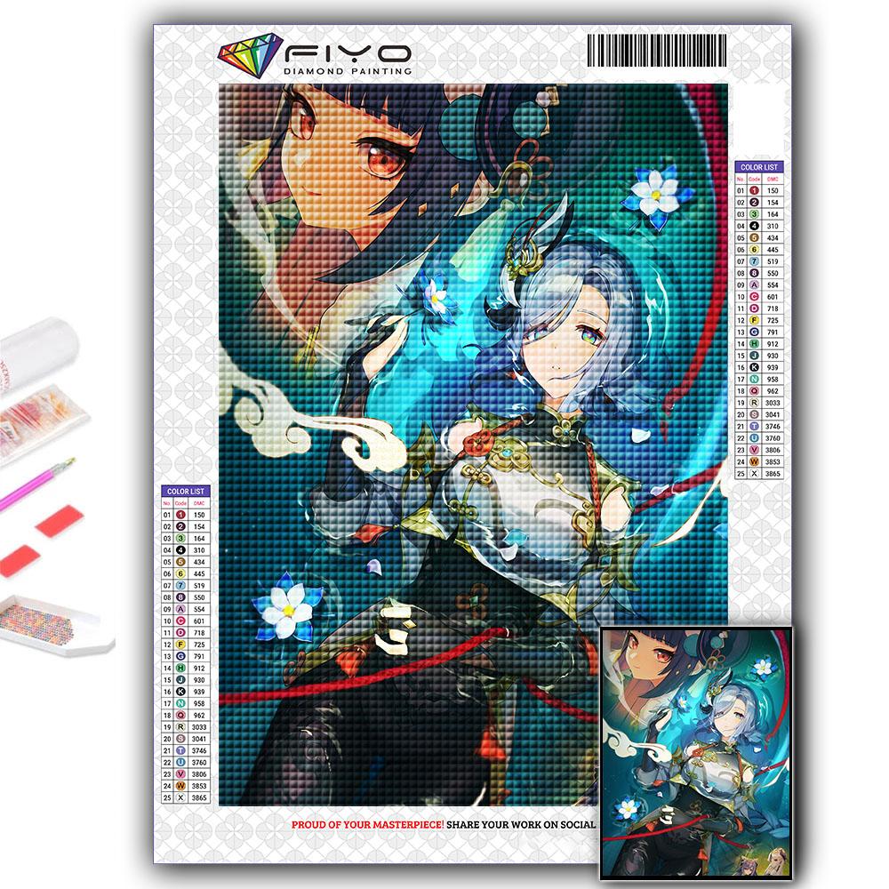 Алмазная картина Genshin Алмазная мозаика Ремесло Алмазная вышивка Картина