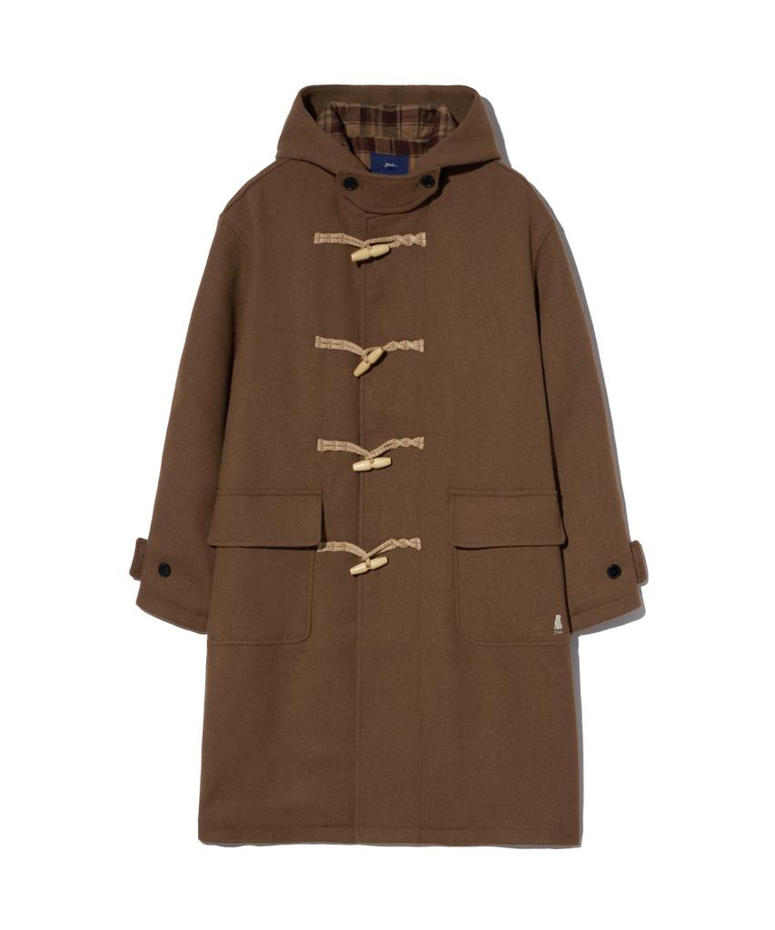Yale Wool Blended Long Duffle Coat_Camel