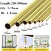 1 шт. Латунные трубки DIY Труба круглая Диаметр 25/22/20/18/16/14/12/10/8/6 мм Длина 200 мм 300 мм 500 мм Латунная круглая трубка