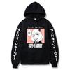 Япония Аниме Spy X Family Anya Милый Графический Принт С Капюшоном Для Мужчин И Женщин Классические Толстовки Распространенная Уличная Одежда Harajuku Мужская Толстовка