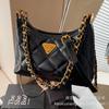 Niche Light Luxury Bag Women's 2025 New Diamond Chain Bag Fashionable Versatile Temperament Advanced Single Shoulder Messenger Bag