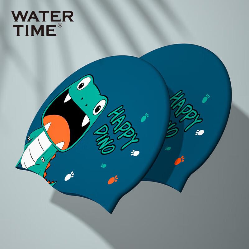 Водонепроницаемая силиконовая шапочка для плавания WATERTIME для детей