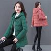 Winter Women's New Women's Cotton-padded Jacket Mid-length Slim and Thick Hooded Cotton Jacket