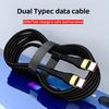PD 120W Super Fast Charging For Samsung S24 USB C TO USB Type C Cable For iPhone 15 16 Pro Max Xiaomi 14 4.0 Quick Fast Charger
