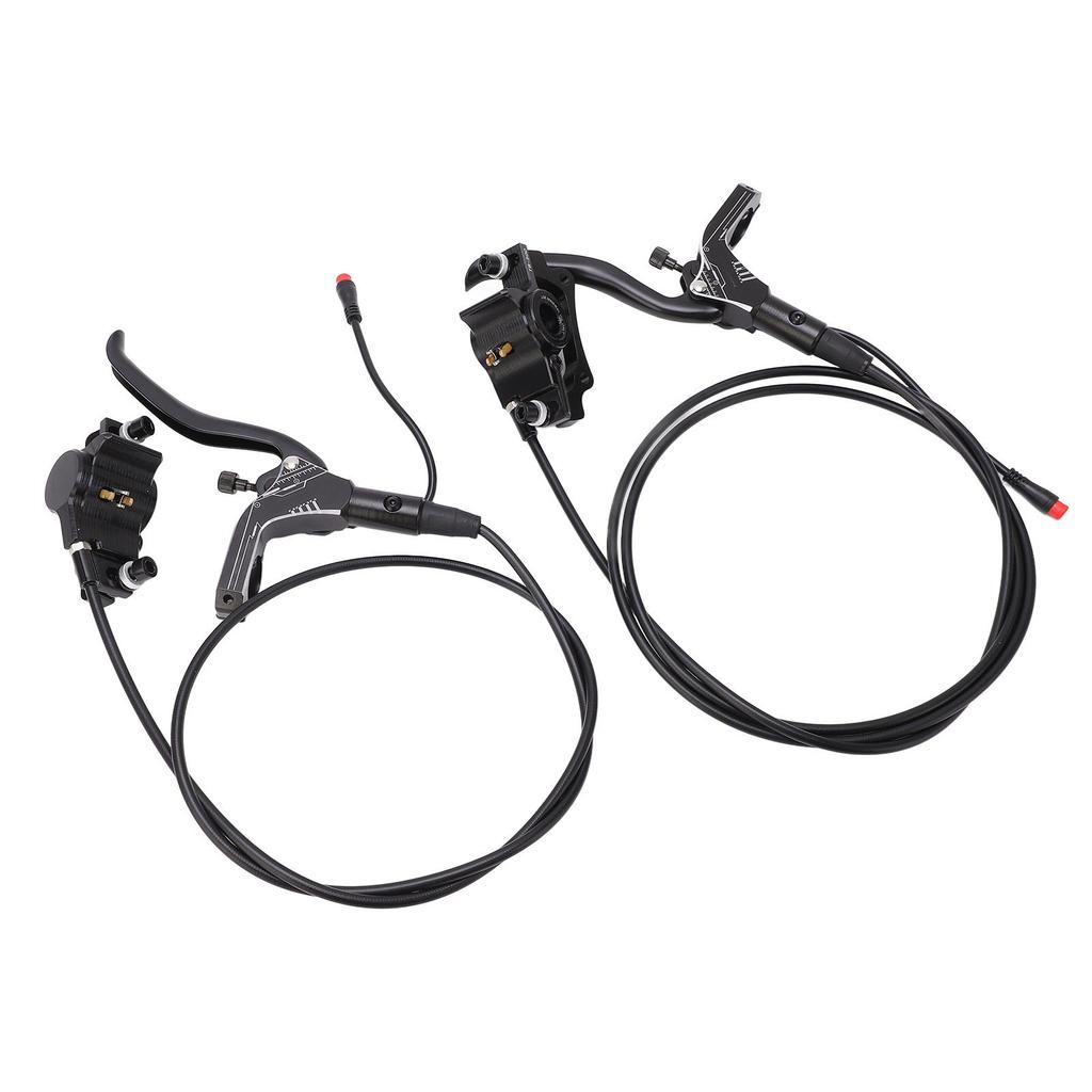 Bike Disc Brake Set Sensitive Front Rear Power Cut Off Hydraulic Brake Kit for Electric Scooter