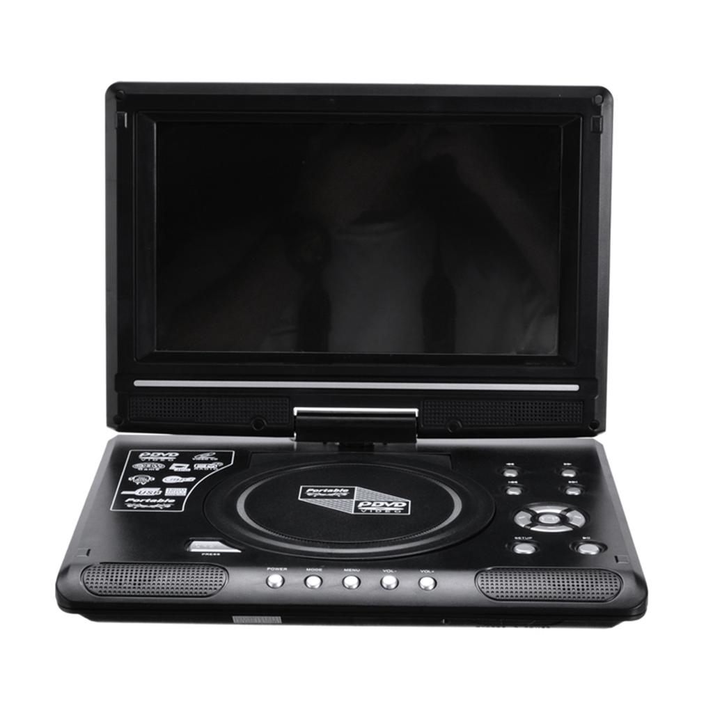 9.8 Inch 16:9 Widescreen 270 Degrees  Rotatable LCD Screen Home Car TV DVD Player Portable VCD Compact Disc