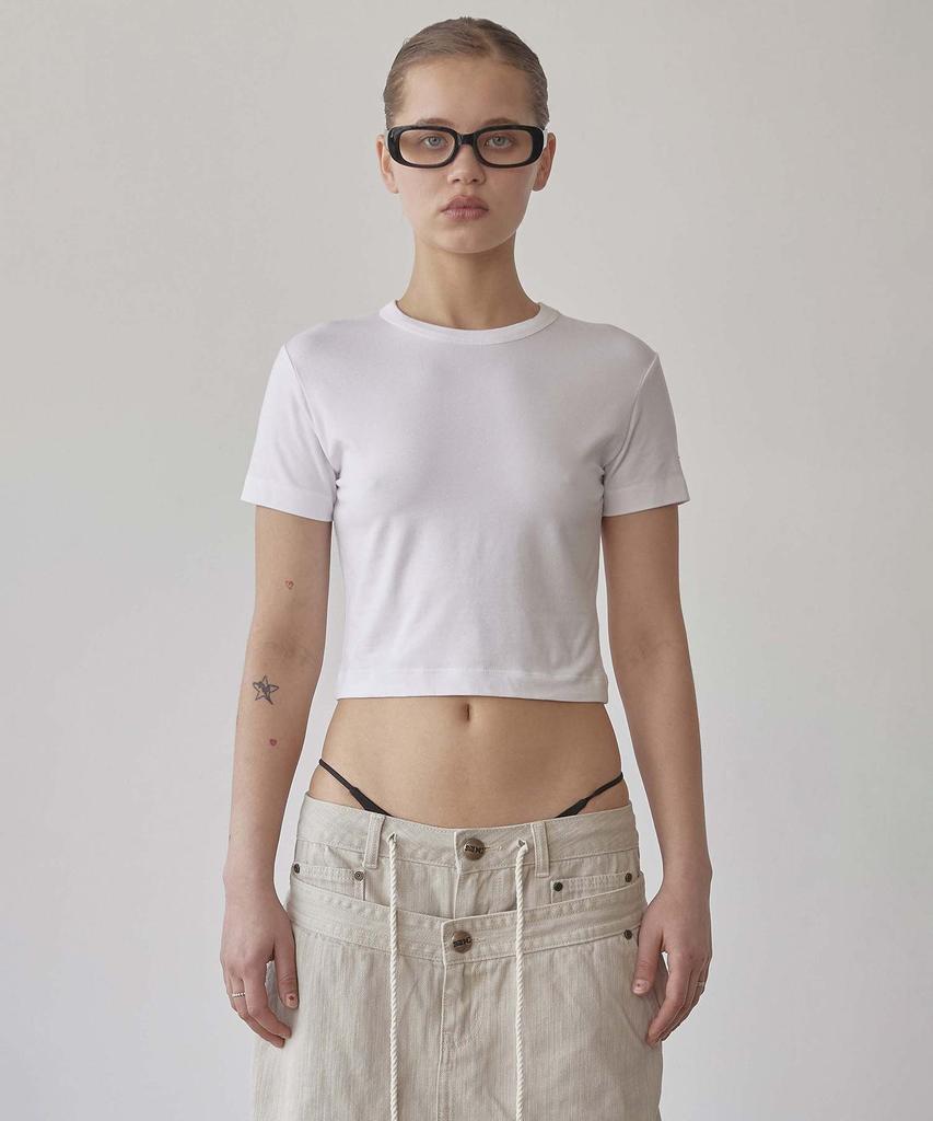 SCULPTOR The Day Dreamers Crop Top White