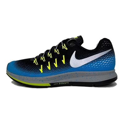 Кроссовки Air Zoom Pegasus 33 Shield Black Blue Glow Unisex Metallic-Silver 849564-004