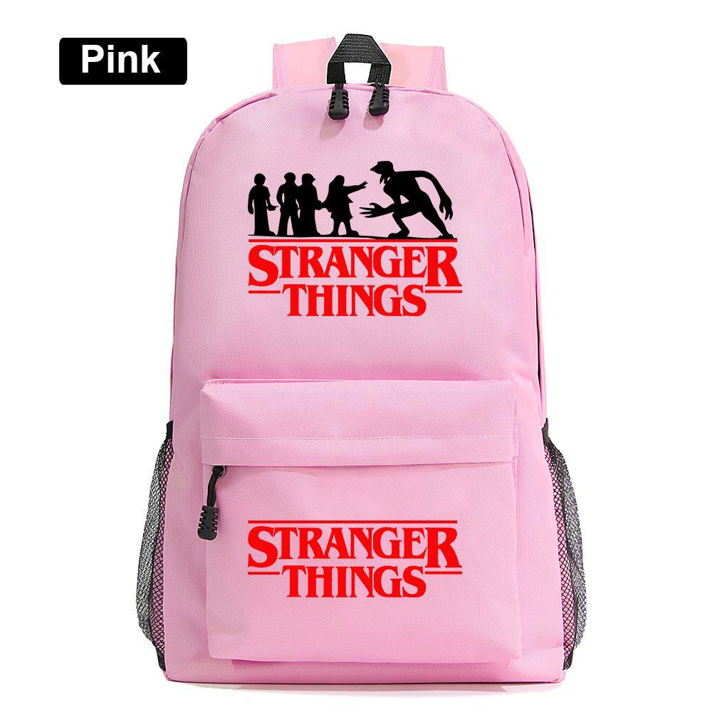 Школьный рюкзак Stranger Things, мужской и женский повседневный рюкзак CLE