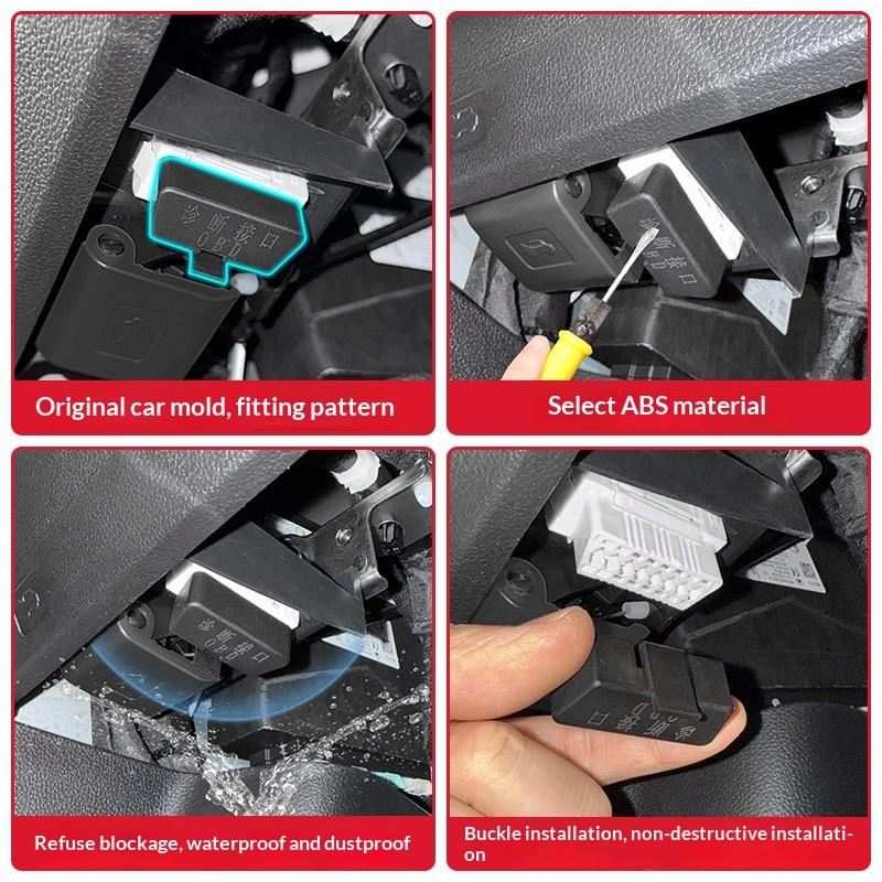 Силиконовая пыле- и влагозащитная крышка для порта OBD Geely Coolray Tugella Atlas