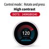 A25F-1.28" 240X240 Круглый Умный Экран Последовательный Порт IPS TFT LCD Модуль 240X240 Круглый Дисплей с Ручкой