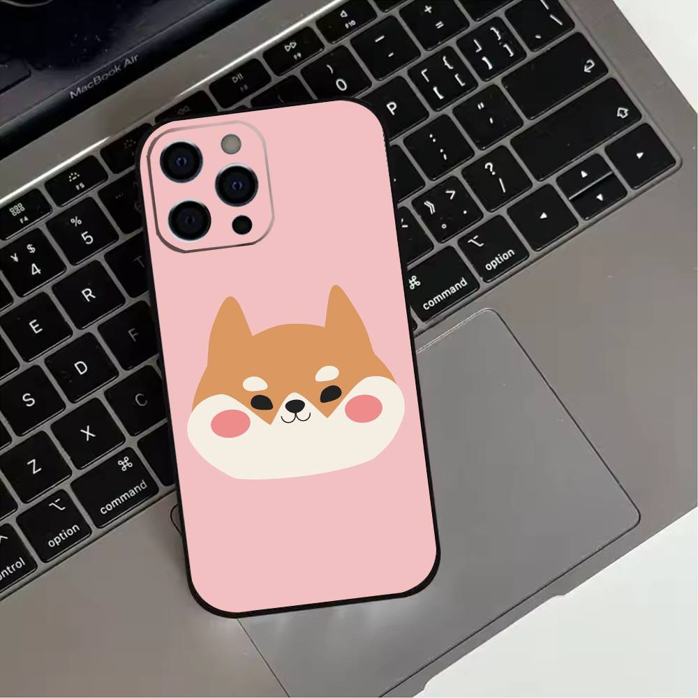 Милый корги Собака Чехол для телефона Для iPhone 17,16,15,14,13,12,11 Plus,Pro Max,XS,Мягкий силиконовый Черный чехол