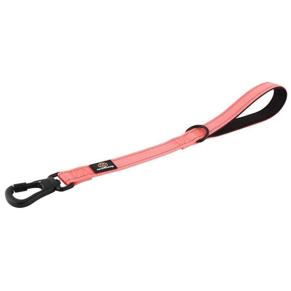 Короткий поводок для дрессировки из нейлона для средних и крупных собак - прочный тяговый трос