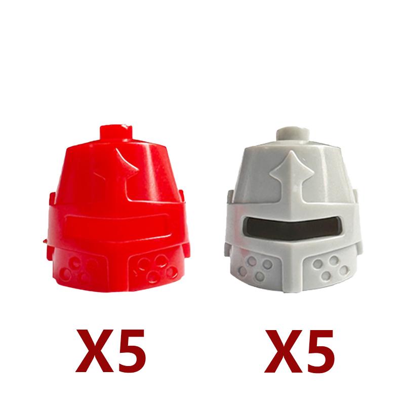 Конструктор MOC Средневековый Рыцарь Римский Солдат Аксессуар Шлем Головной убор Огненное Перо Щит Черный Орел Королевский плащ Кирпичная Игрушка