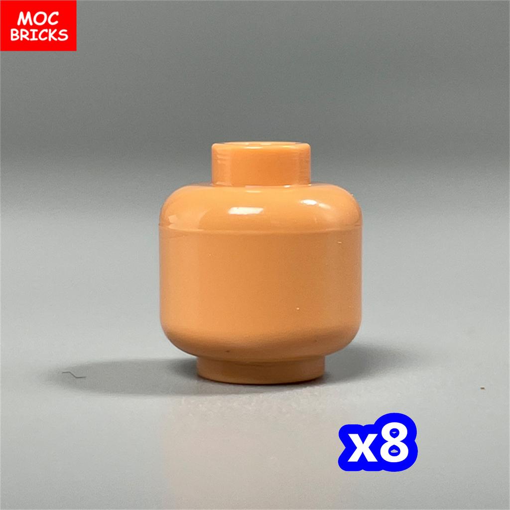 Фигурка MOC Bricks Пустая Голова Лицо Банка Бутылка Аксессуары Собранная Деталь Строительные Блоки Игрушки Для Детей