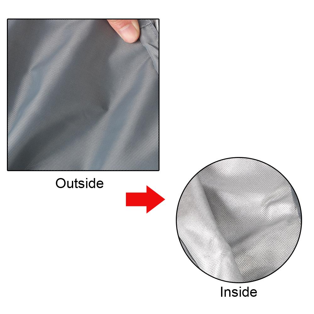 Чехлы для моторов тяжелых двигателей, протектор для лодки 420D, серый, 30-150 л.с., водонепроницаемый, полный, чехол для подвесного двигателя, солнцезащитный козырек, защита от царапин