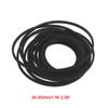 20pcs Square Rubber Belts for Recording Devices and Video Drives 1.2mm Strong Rubber Belts Mixed Size 30-65mm