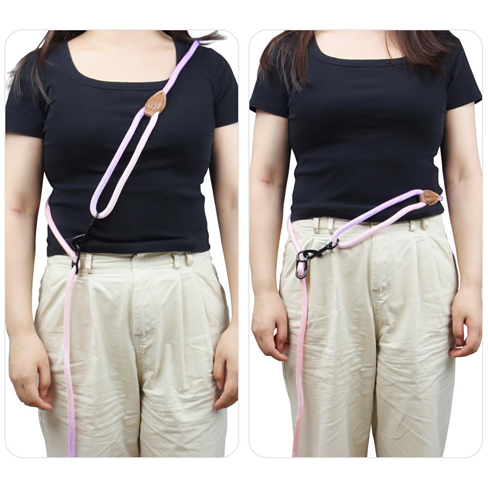 Двойная Поводок-Поводок для Собак Crossbody Питомец Круглая Тракционная Веревка Поводок Тренировка Прогулка Поводки для Кошек