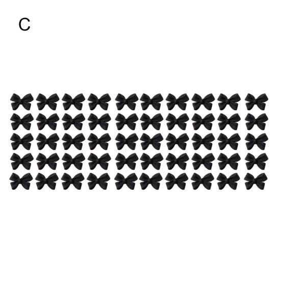 Yousheng 50 шт./компл. украшения для ногтей с гравировкой 3D-эффекта, мини-банты для украшения ногтей, аксессуары для ногтей для женщин