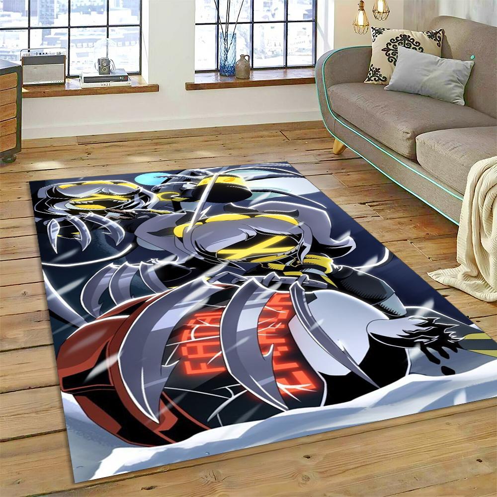 2025 New Style Murder Drones Uzi V Cartoon Robot Rug Carpet for Living Room Bedroom Home Decor, Floor Mat Non-slip Sofa Doormat