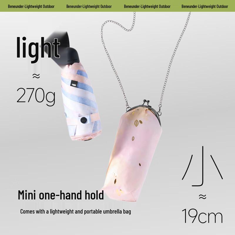 beneunder BM665 Five-Fold Anti-UV Sun & Rain Umbrella