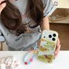 Граффити Луг Река Щенок Цепочка Чехол для iPhone 16/17 Pro Max/15 Pro