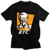 Смешная футболка Bitcoin для мужчин с коротким рукавом BTC Original Recipe Cryptocurrency Top Crypto Blockchain Geek TShirt Cotton T Shirt