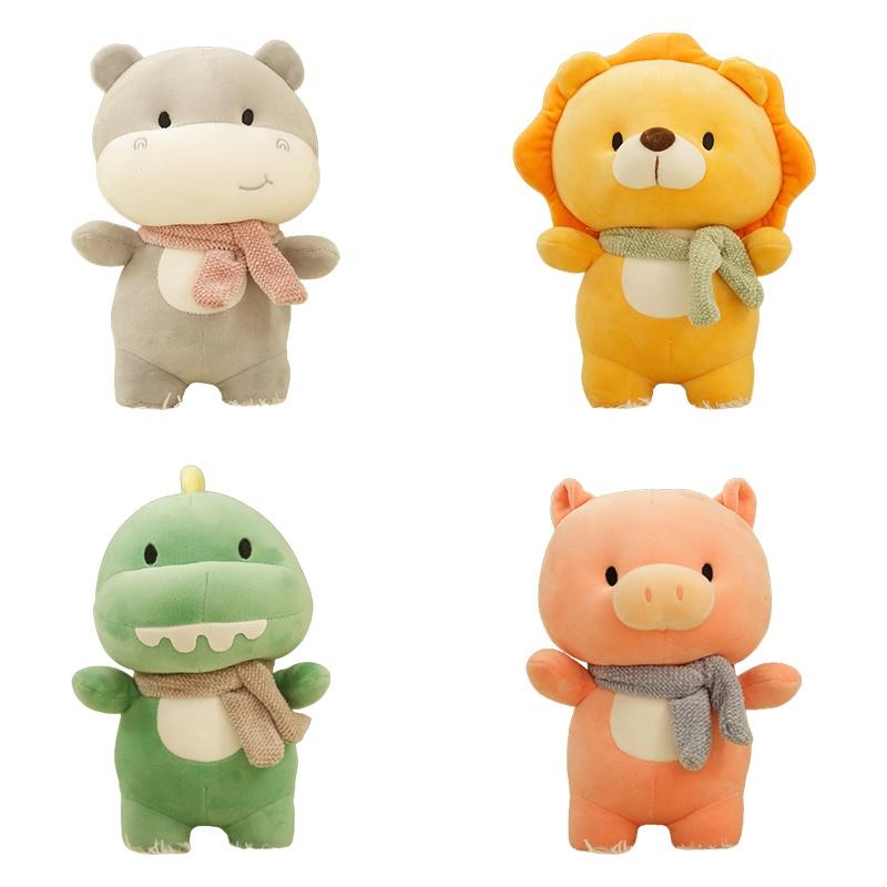 Cute And Cuddly Stuffed Animal Plush Doll For Kids Bedroom Decoration Lion Dinosaur