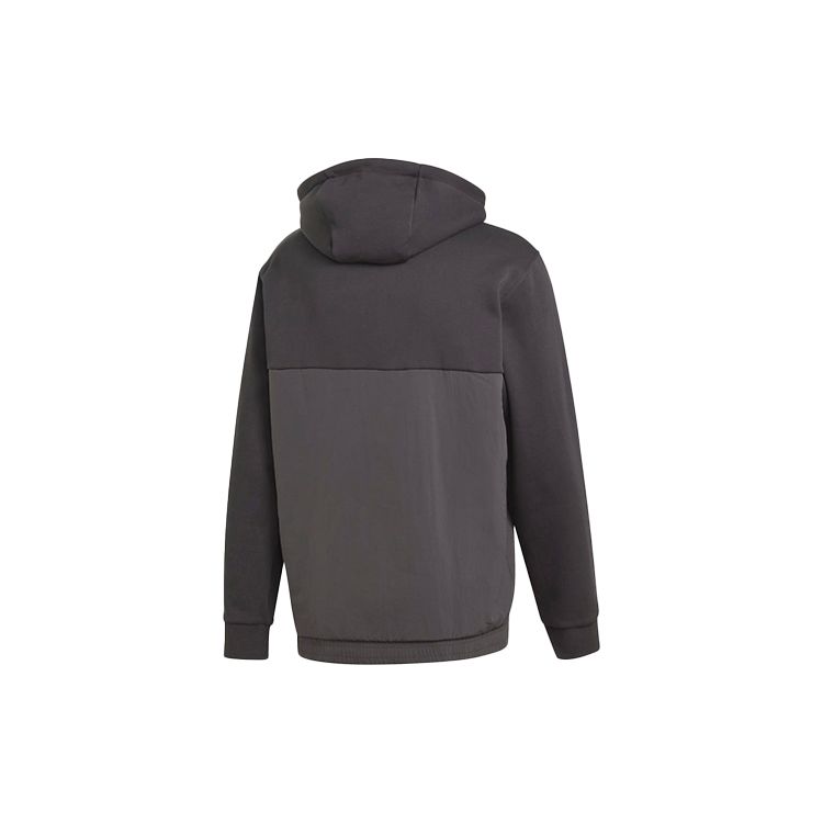 adidas Оригинальная толстовка с трилистником Tlm 02, повседневный спортивный пуловер, мужские топы, черный GD5799