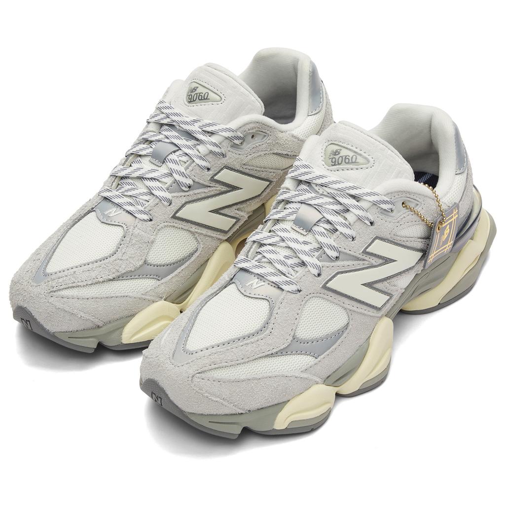 New Balance 9060 Светло-серые белые кроссовки унисекс U9060HX