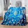 Snowflake Christmas Soft Film Plush Sofa Bed Throwing Cartoon  Blankets Modern Flannel Blanket Cover Gedruckt Bettdecke Geschenk