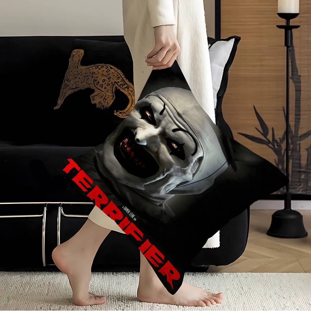 Terrifier 321 Collection Classic Horror Movie Pillowcase toon Gift Cushion Cover Bedroom Home Sofa Chair Seat Decor pillow case